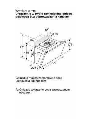 Okap naścienny Siemens LC81KAN60 80cm