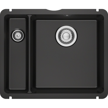Zlewozmywak KXK 160-37-12 czarny mat 126.0738.301