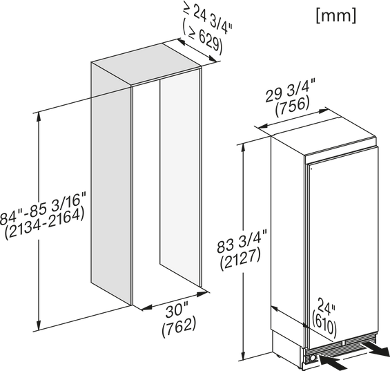 Zamrażarka do zabudowy Miele MasterCool F 2813 Vi 12366230