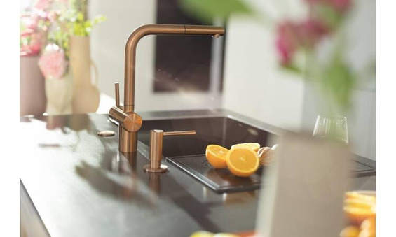 Bateria Franke Atlas Neo M pull-out  Miedziany 115.0628.208