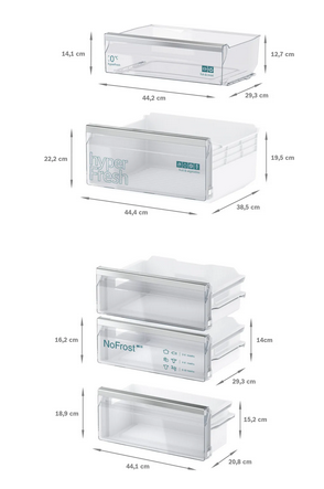 Lodówka z dolnym zamrażalnikiem do zabudowy Siemens KI86NADD0