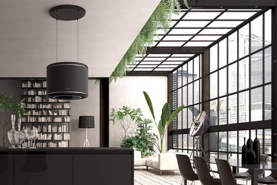 Okap Faber ODETTE BK MATT KL 345.0541.009 z ekspozycji