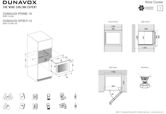 Winiarka Dunavox DVS-19.50C