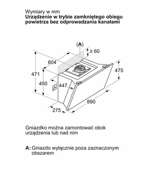 Okap naścienny Siemens LC91KLT60 90cm