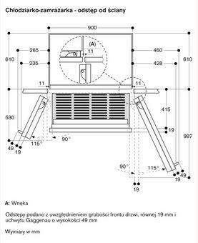 Chłodziarko-zamrażarka Gaggenau 400 series RVY497190