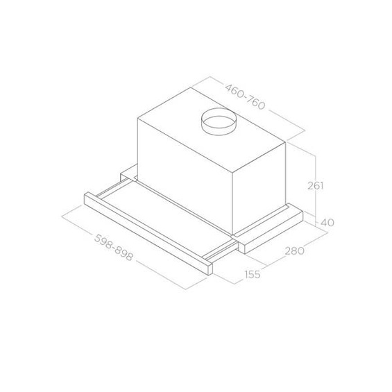 Okap Elica ELITE26 IX/A/60 inox PRF0038809B wyciąg