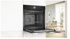 Piekarnik do zabudowy z funkcją pary Bosch HRG7361B1 czarny