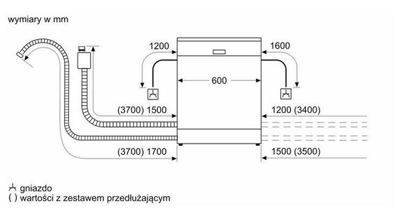 Zmywarka do zabudowy Siemens SN65ZX07CE