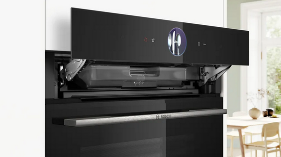Piekarnik do zabudowy z funkcją pary Bosch HRG7361B1 czarny