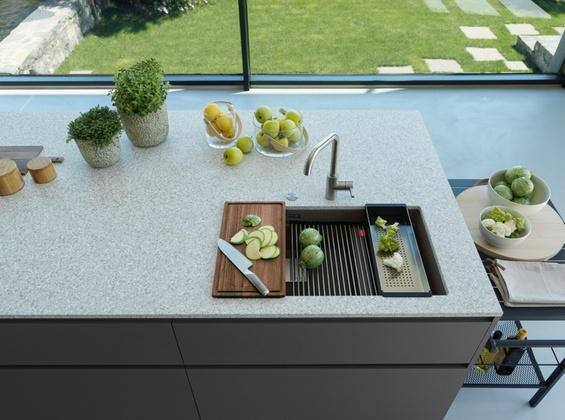 Zlewozmywak Kanon KNG 120-46-21 Fragranit+ Łupkowy szary 125.0716.373