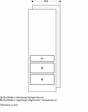 Chłodziarka do zabudowy Gaggenau Vario seria Expressive RVC477190