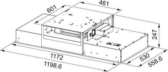 Okap Franke FCMY 120 C WHG A AH Stal szalchetna / Białe szkło 350.0679.885
