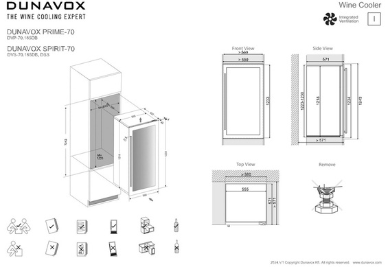 Winiarka Dunavox DVP-70.185DB