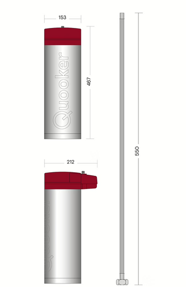 Quooker Zbiornik z wrzącą wodą PRO3