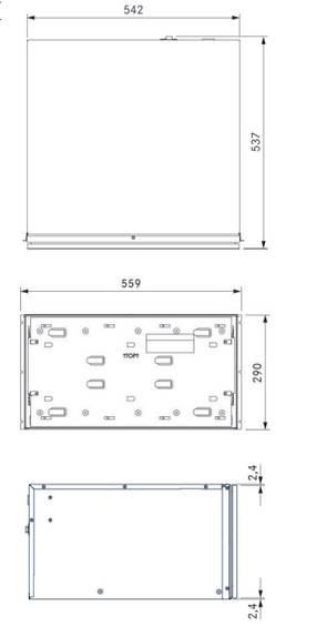 Szuflada wielofunkcyjna BORA MS290 Kod EAN:4251731203208