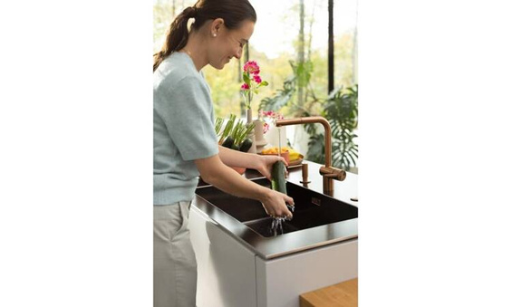 Bateria Franke Atlas Neo M pull-out  Miedziany 115.0628.208