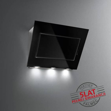 Okap Falmec Quasar 80 czarny 800 m³/h przyścienny