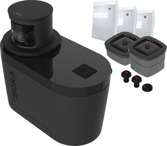 Zestaw do pakowania próżniowego Bora QVac All Black QVACAB czarny