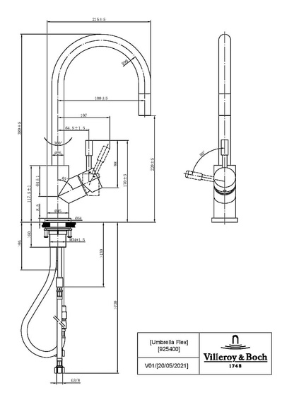 Bateria Villeroy & Boch VB-9254 00 05
