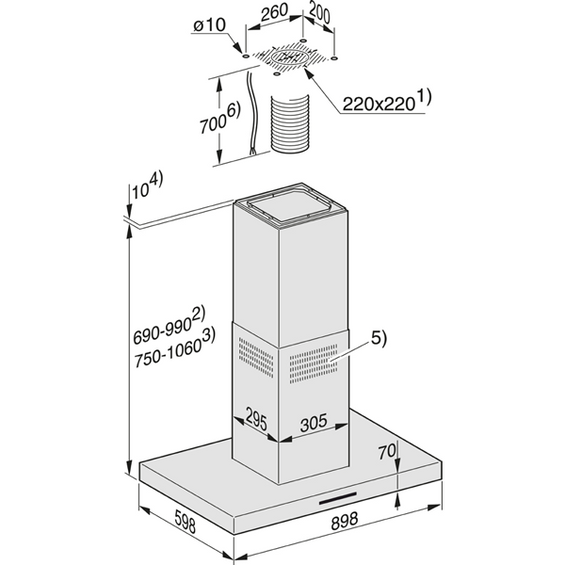 Wyciąg wyspowy Miele PUR 98 D 10351380