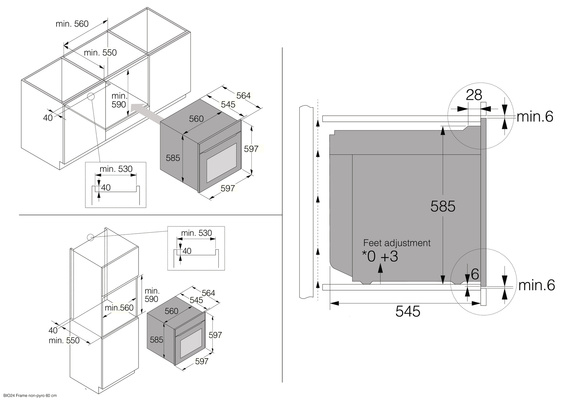 Piekarnik 100% pary ASKO OCS66BSH