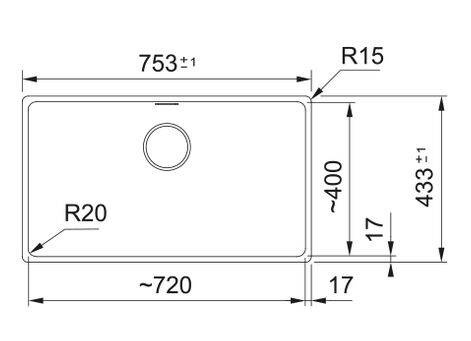 Zlewozmywak Maris MRG 110-72 łupkowy szary 125.0716.377