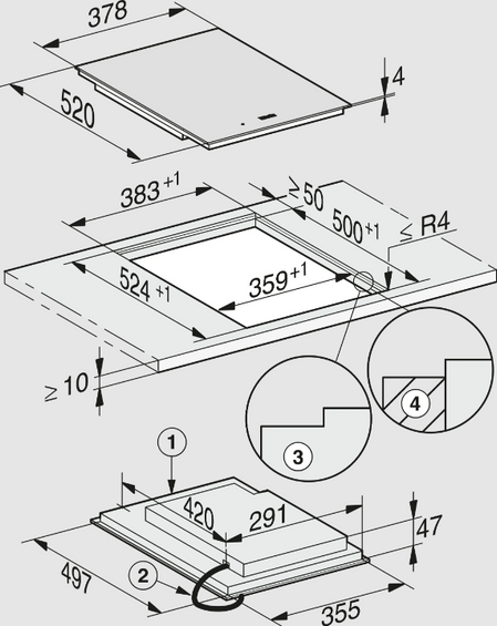 Płyta indukcyjna Miele CS 7612 FL 10681590