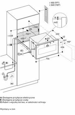 Piekarnik parowy z funkcją pieczenia Gaggenau seria Expressive GS481120