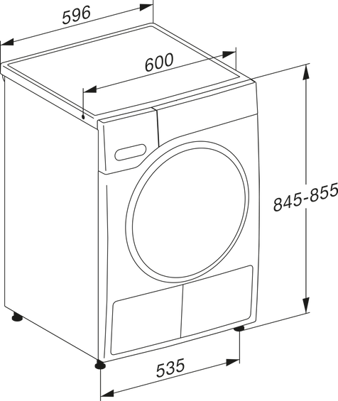Suszarka z pompą ciepła Miele TWH780WP EcoSpeed&9kg 12098250