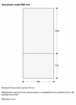 Chłodziarko - zamrażarka do zabudowy Gaggenau Vario seria Expressive RVB497190
