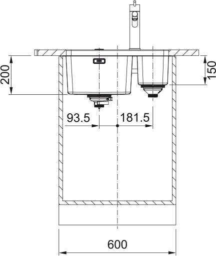 Zlew Franke MYX 160-34-16 122.0624.559