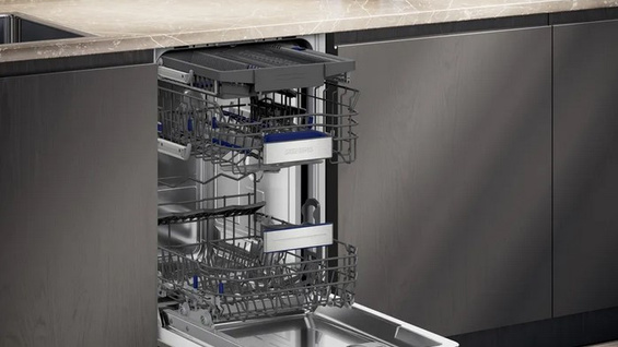 Zmywarka do zabudowy w pełni zaintegrowana Siemens SR65EX09ME 45 cm