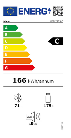 Chłodziarko-zamrażarka do zabudowy Miele  KFN 7795 C 12445210