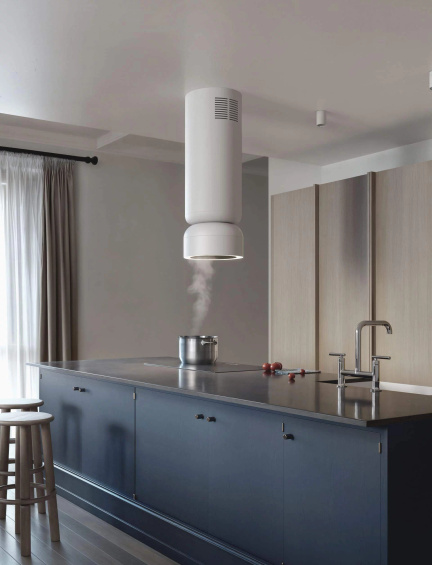 Okap wyspowy Ciarko Design ICON Ecru wyciąg