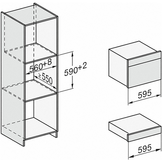 Szuflada grzewcza bezuchwytowa Miele ObsidianBlack ESW 7010 11103100 wysyłka 24 h Gratis !