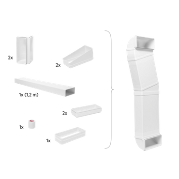 Zestaw montażowy M2CKCF01 do płyty z wyciągiem AEG Electrolux