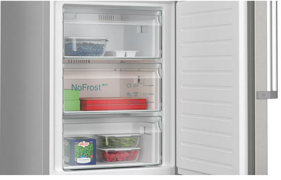 Lodówka z dolnym zamrażalnikiem wolnostojąca Siemens KG39NAIBT