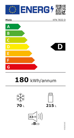 Chłodziarko-zamrażarka do zabudowy Miele KFN 7833 D 12665220