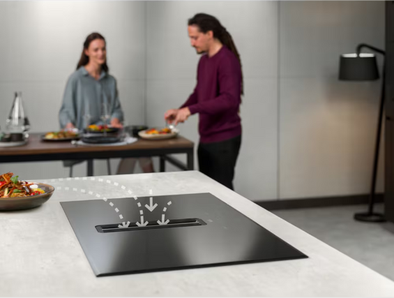 Płyta z wbudowanym okapem AEG NCP84C01AZ SaphirMatt