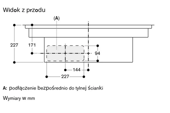 Płyta indukcyjna Gaggenau serie 200 CV282101M wykończenie czarne matowe/
