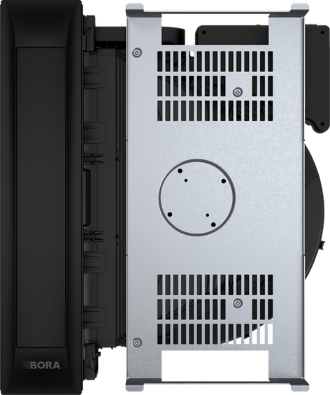 BORA Professional PKAS3FIAB All Black Zestaw okap + płyty indukcyjne (1x PKAS3AB, 2x PKFI3, 1x EFBV90, 1x EF375, 1x EFV) z ekspozycji