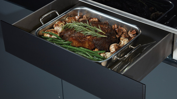 Szuflada do podgrzewania Signature Kitchen Suite SKSWD2421MS srebrna