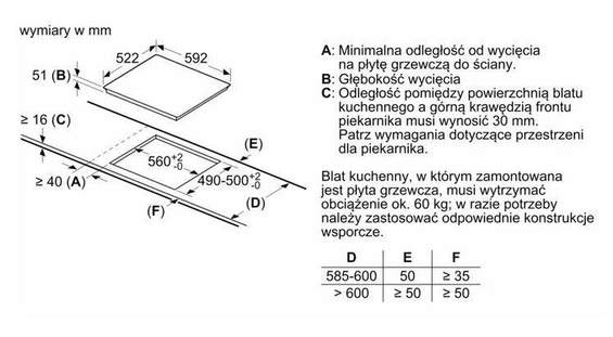 Płyta indukcyjna Siemens EE611BPB5E 60cm