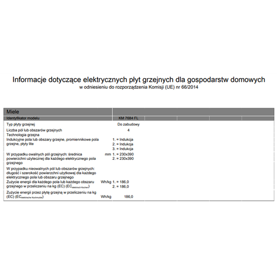 Płyta indukcyjna Miele SmartSelect czarny KM 7684 FL 11145160
