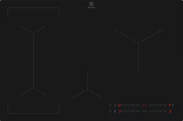 Płyta indukcyjna Electrolux KIV83443CT Bridge 600 SaphirMatt® SE 80 cm