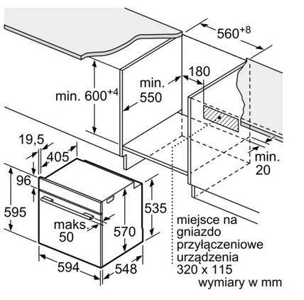 Piekarnik Siemens do zabudowy HB279GEB7