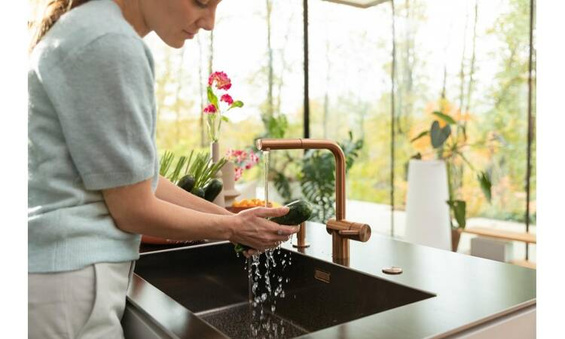 Bateria Franke Atlas Neo M pull-out  Miedziany 115.0628.208