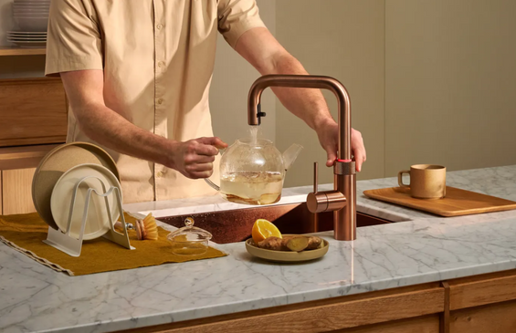 Bateria Quooker Flex Square Różowa miedź FXSRCO