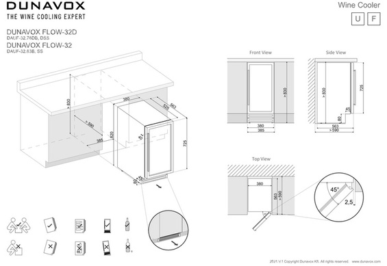 Winiarka Dunavox DAUF-32.83C