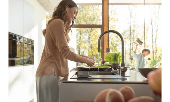 Bateria Franke Eos Neo M pull-out spray Antracyt 115.0628.256